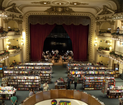 El Ateneo - a fabulous bookstore in a former theater.