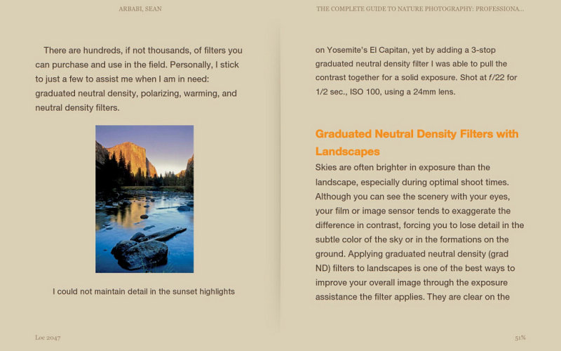 Kindle Book in 2-page layout on Kindle Fire 8.9 tablet