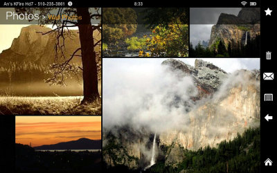 Screenshot of Kindle Fire HD 7 Facebook-Wall Photos Set