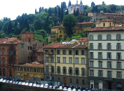 Across the Arno, from Uffizi windows