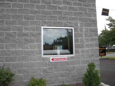 Penn Yan Xpress Lube - Window and price sign