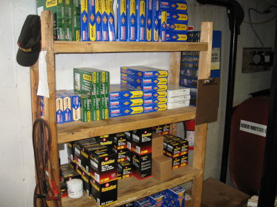 Bath Xpress Lube- Filter shelving
