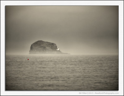 Bass Rock in the Mist