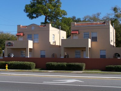 Spanish-style apartments