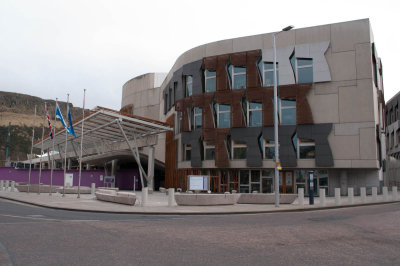 Scottish parliament public entrance