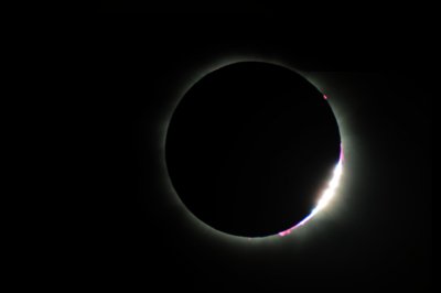 Total Solar Eclipse in Australia - 2nd Contact