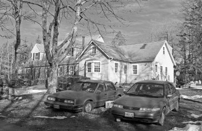 lobster fisherman's front dooryard