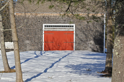 red barn door