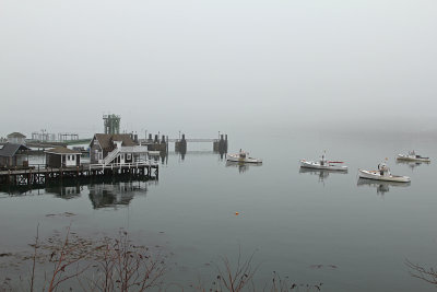  Fox Islands Thoroughfare in the fog