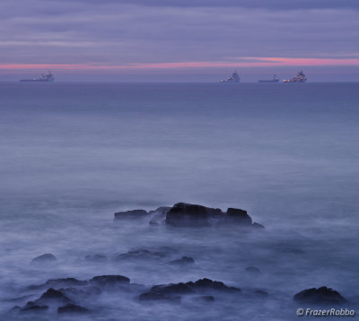 Misty North Sea