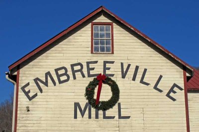 Embreeville Mill at Christmastime