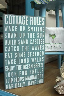 Cottage Rules