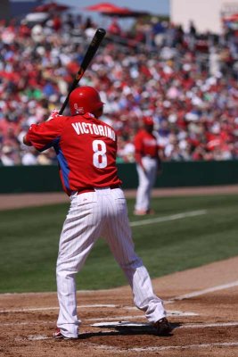 Victorino at the Plate