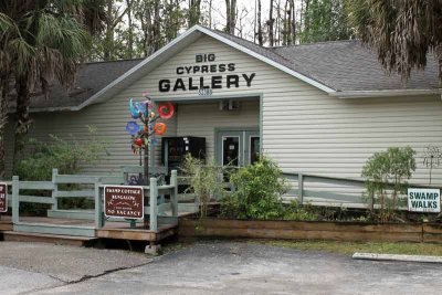 Clyde's gallery at Big Cypress.