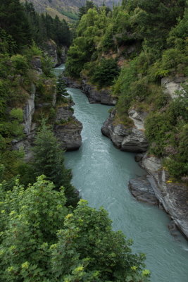 Shotover River in Shotover Gorge