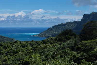 Moorea's Cook's Bay from the Belvedere Overlook