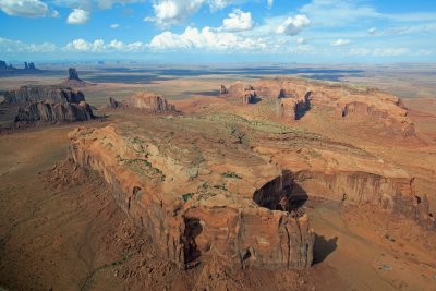 Monument Valley vue d'avion