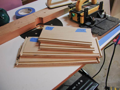 Router table and  bottom groove for practice tray