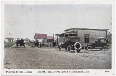 Post Office and Gifford's Store, Horseneck Beach, Mass. (Swallow)
