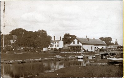 Head of Westport, bridge with parade