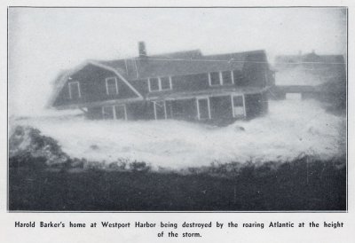 1938 and 1954 Hurricanes in Westport Harbor