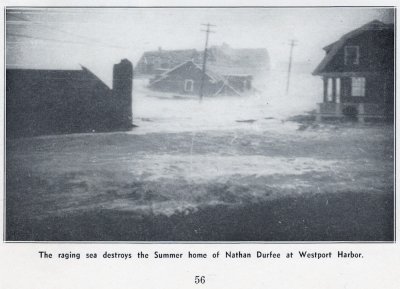 p.56 Westport Harbor, Nathan Durfee's summer home (1938 Hurricane)