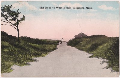 The road to West Beach, Westport, Mass.