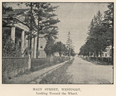 Main Street, Westport, Looking Toward the Wharf (from The Village of Westport Point Massachusetts)