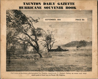 Taunton Daily Gazette Hurricane Souvenir Book (1954) cover