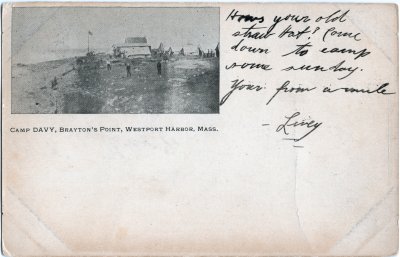 Camp DAVY, Brayton's Point, Westport Harbor, Mass.