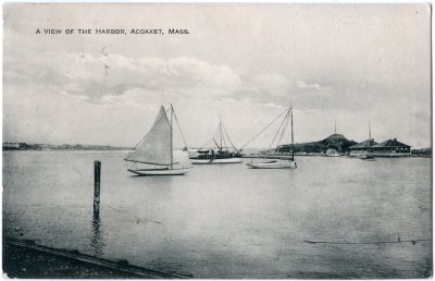 A View of the Harbor, Acoaxet, Mass.