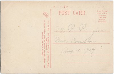 Swallow Tail Light, Grand Manan, N.B. (Robbins Bros) reverse