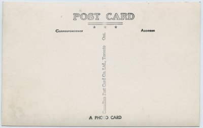 Swallow Tail Light, Grand Manan, N. B. (Canadian Post Card Co.) reverse