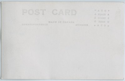 Dark Harbor, Grand Manan, N.B. 1931 reverse