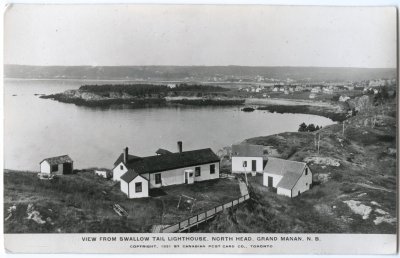 View from Swallow Tail Lighthouse, North Head, Grand Manan, N.B. 1931