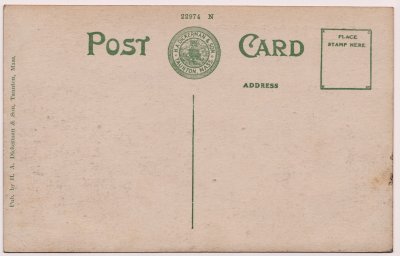 Allen's Bathing Pavilion, Horseneck reverse