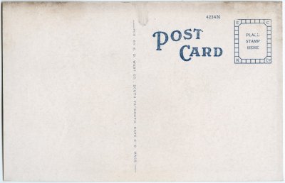 Post Office, Horseneck Beach, Mass. reverse