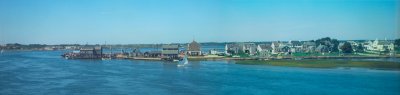Westport Point from the Rte 88 bridge, August 1963