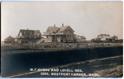 W.F. Shove and Lovell Res. 1285. Westport Harbor, Mass.