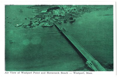 Air View of Westport Point and Horseneck Beach