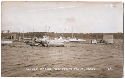 Wharf Scene, Westport Point, Mass. 29.
