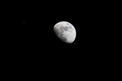 Moon and Jupiter Conjunction