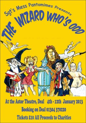 The Wizard Who's Odd Panto Poster