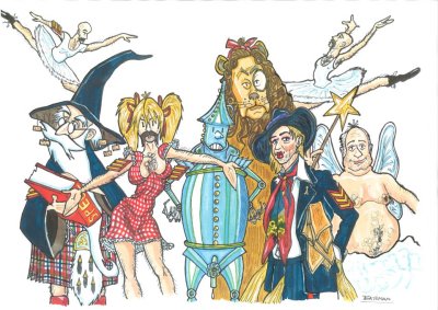 Wizard Who's Odd Panto Poster