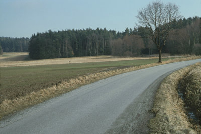 on the road....