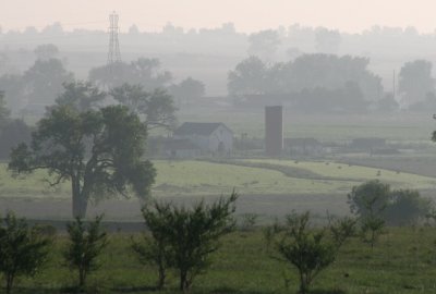 Foggy Morning Farm