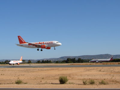 Aircrafts at Faro Airport
