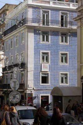 Lisbon - House with tiled wall