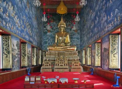 Wat Thewarat Kunchorn Ubosot Interior DTHB1300