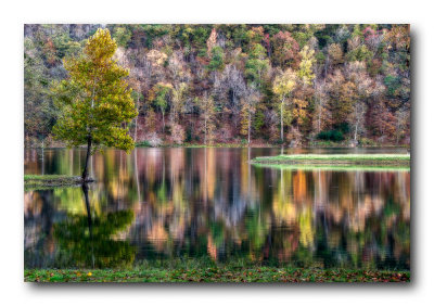 Autumn Reflections on Shore's Lake
